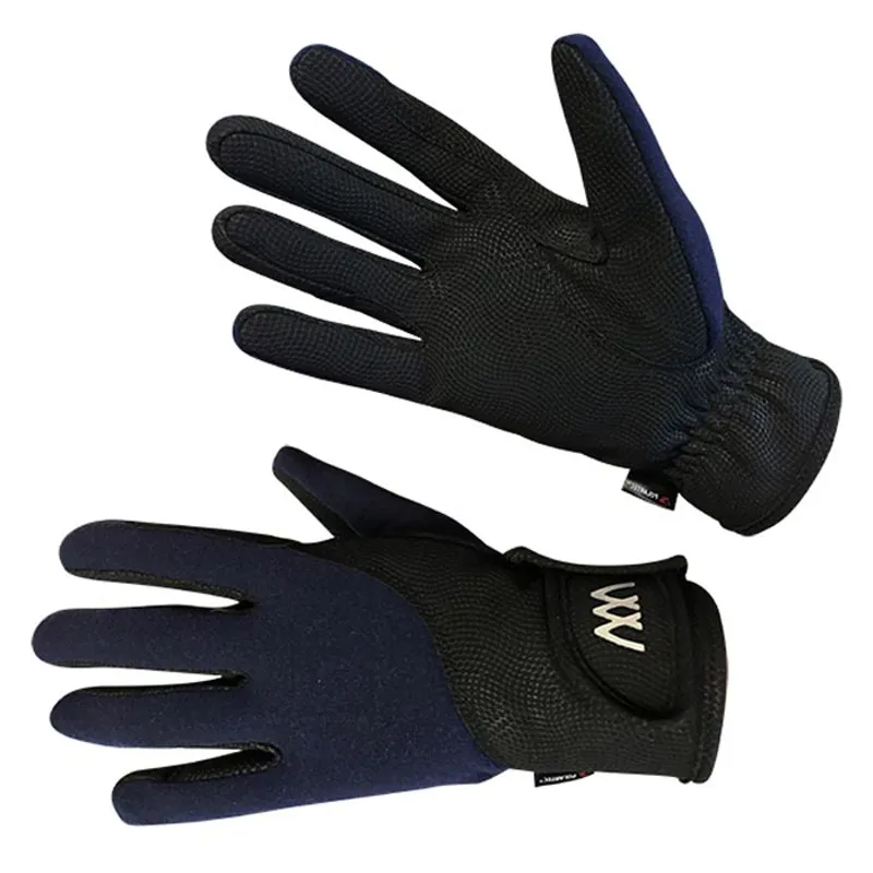 Ladies navy thermal gloves discount